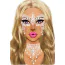 Украшение для тела Leg Avenue Masquerade Choker Rhinestone Stick-On Jewels, разноцветное - Фото №2