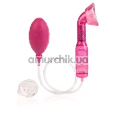 Вакуумная помпа с вибрацией для клитора Advanced Clitoral Pump, розовая - Фото №1