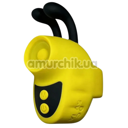 Вібратор на палець з пульсацією Passion Play Finger Tapping Vibe, жовтий - Фото №1