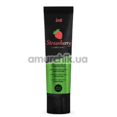 Оральный лубрикант Intt Lubricant Strawberry - клубника, 100 мл - Фото №1