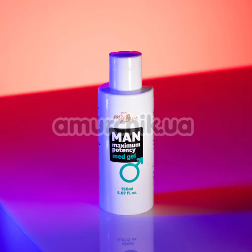 Лубрикант чоловічий зі стимулюючим ефектом MyLove Man Maximum Potency Med Gel, 150 мл