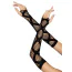 Перчатки Leg Avenue Faux Wrap Net Arm Warmers, черные - Фото №1