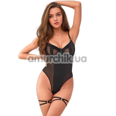 Боди Star Night Going Out Mesh Teddy, черное - Фото №1