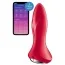 Анальна пробка з вібрацією та ротацією Satisfyer Rotator Plug 1+, червона - Фото №1