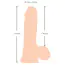 Фаллоимитатор Nature Skin Dildo With Movable Skin 20 см, телесный - Фото №9
