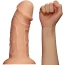 Фаллоимитатор Realistic Curved Dildo 9.5, телесный - Фото №4