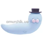 Симулятор орального секса для женщин с вибрацией CuteVibe Franky, голубой - Фото №1