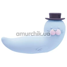 Симулятор орального сексу для жінок з вібрацією CuteVibe Franky, блакитний - Фото №1