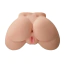 Искусственная вагина и анус с вибрацией PDX Extreme Vibrating Ass, телесная - Фото №1