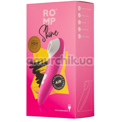 Симулятор орального секса для женщин Romp Shine, розовый
