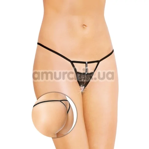 Трусики-стринги G-String (модель 2461), черные