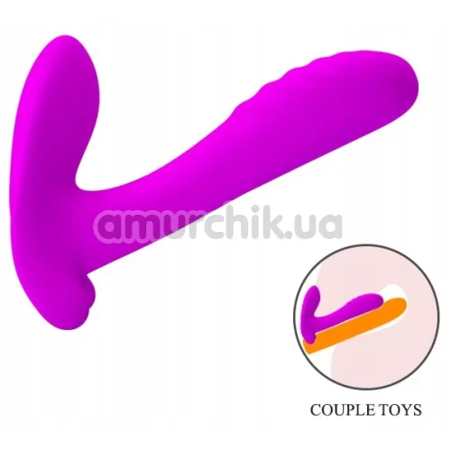Вібратор для клітора і точки G Pretty Love Remote Control Massager, фіолетовий