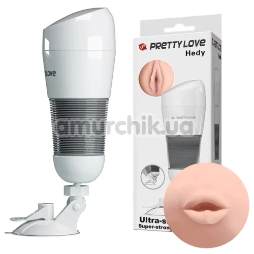 Симулятор орального сексу Pretty Love Hedy 00900T49N-2, білий