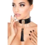 Нашийник з повідцем Kinky Diva Collar Me! Teasing Tassel Collar, чорно-золотий - Фото №3