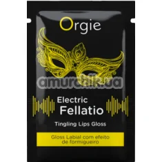 Блиск для губ з ефектом вібрації Orgie Electric Fellatio, 2 мл - Фото №1