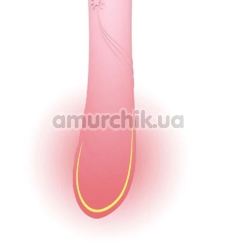 Вибратор с подогревом Zalo Courage Pre-Heating G-spot Massager, розовый