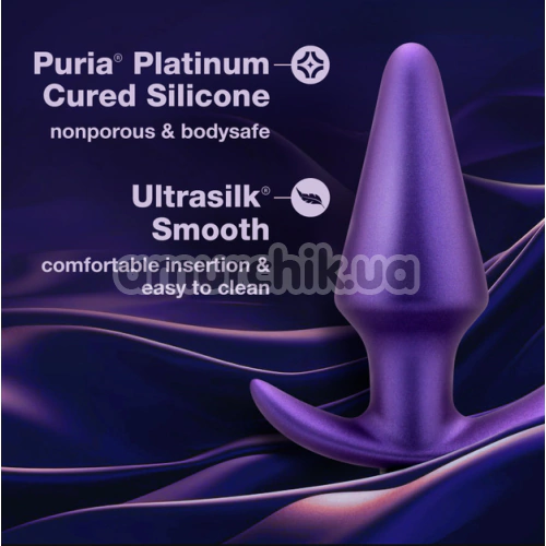 Анальная пробка с вибрацией Anal Adventures Matrix Interstellar Plug, фиолетовая