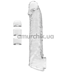 Насадка на пенис Pretty Love Silas, прозрачная - Фото №1