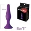 Анальна пробка Mai Attraction Pleasure Toys №32, фіолетова - Фото №2
