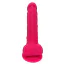 Фалоімітатор Real Love Premium Silicone Dildo 7 з мошонкою, рожевий - Фото №3