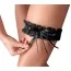 Подвязка Cottelli Collection Strumpfband Garter, черная - Фото №2