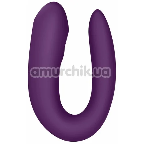 Вибратор Satisfyer Double Joy Partner Vibrator, фиолетовый