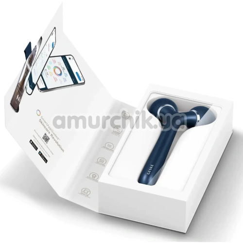 Ультразвуковий масажер Geske Sonic Facial & Body Roller 4 in 1, синій