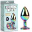 Анальна пробка з райдужним кристалом Matrix Mont Rainbow Gem Metal Plug S, мультикольорова - Фото №6