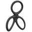 Ерекційне кільце Men's Play Triple Silicone Cock Ring B14, чорне - Фото №2