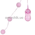 Анально-вагінальні кульки з вібрацією Power Balls рожеві - Фото №1