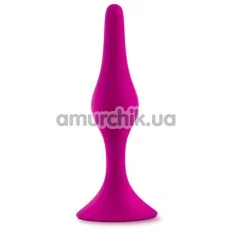 Анальна пробка Luxe Beginner Plug Small, рожева - Фото №1