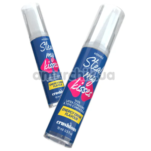 Оральний лубрикант Crushious Steal My Kisses Energy Drink Flavour - енергетик, 10 мл