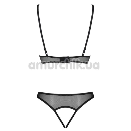 Комплект Passion Free Your Senses Christa Set, чорний: бюстгальтер + трусики