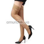 Чулки Star Night Lace Stockings, телесные - Фото №1