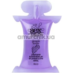 Оральный лубрикант Sex Tarts Grape Soda - виноград, 6 мл - Фото №1