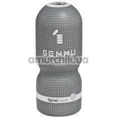 Мастурбатор Genmu Spiral Touch, серый - Фото №1