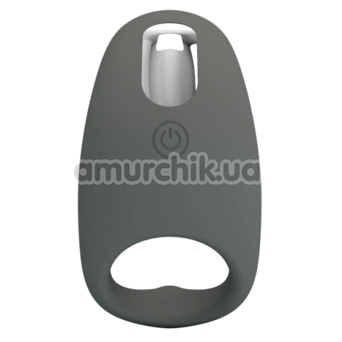 Віброкільце для члена Pretty Love Gemma, сіре