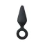 Анальна пробка Easy Toys Pointy Plug S, чорна - Фото №1