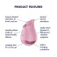 Клиторальный вибратор с подвижным язычком Satisfyer Tongue Player, розовый - Фото №6