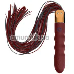 Вібратор Virbating Flogger, бордовий - Фото №1