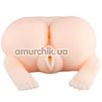 Штучна вагіна і анус Boss Of Toys Kneeling Maid Pussy & Ass 04, тілесна - Фото №1