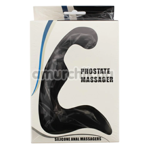 Вібростимулятор простати Silicone Prostate Massager, чорний