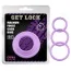 Набор из 3 эрекционных колец Get Lock Magnum Force Cock Ring, фиолетовый - Фото №3