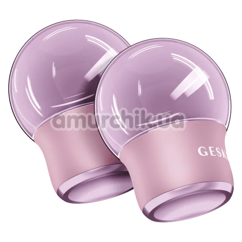 Масажер для обличчя та тіла Geske Cool & Warm Face and Body Massager 7 in 1, світло-рожевий