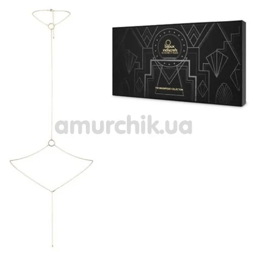 Прикраса для тіла Bijoux Indiscrets The Magnifique Collection I Body Chain, золота