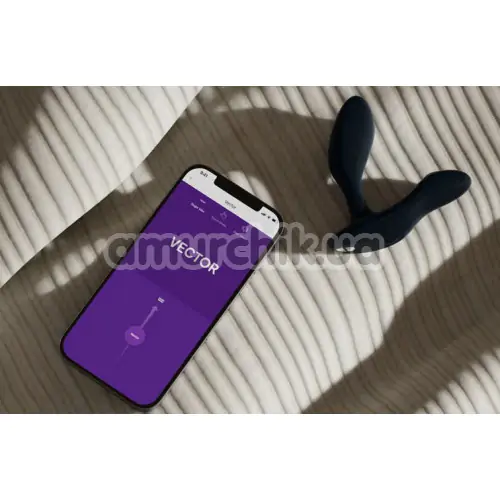 Вибростимулятор простаты We-Vibe Vector+ (ви вайб вектор+ черный)
