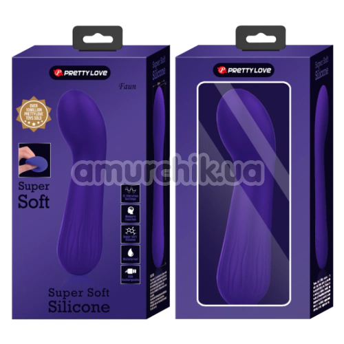 Вібратор для точки G Pretty Love Faun, темно-фіолетовий