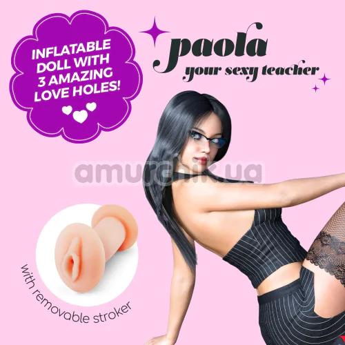 Секс-лялька Crushious Paola Your Sexy Teacher With Stroker