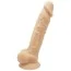 Фаллоимитатор Real Love Premium Silicone Dildo 7 с мошонкой, телесный - Фото №1