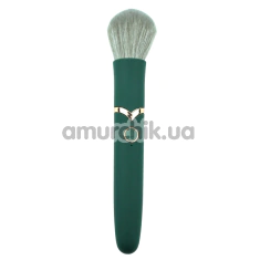 Кліторальний вібратор Makeup Brush Vibrator, зелений - Фото №1